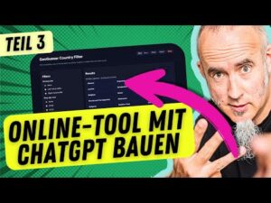 Länder erkennen - und mit ChatGPT ein Filter-Tool coden (ohne zu Coden!) - No-Code