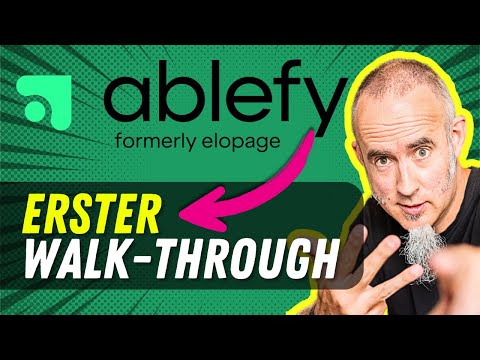 Ablefy - erster Walk-Through auf Deutsch