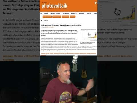 600 GW mehr Solarleistung gebaut!