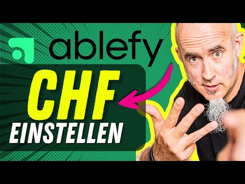So geht's: Währung CHF in Ablefy einschalten - Anleitung