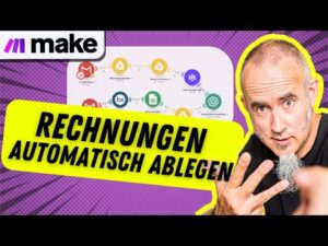 Rechnungen aus E-Mails ablegen - Automation mit Make