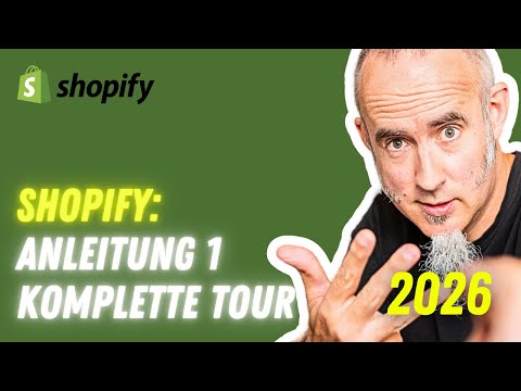 Shopify-Anleitung 1: Das GANZE Backend erklärt